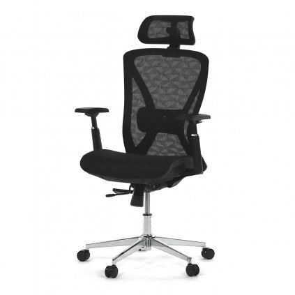 Židle kancelářská černá MESH KA-S258 BK