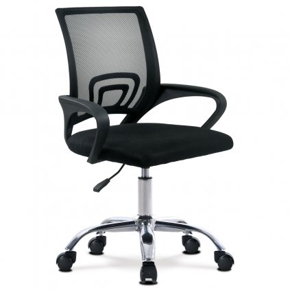 Kancelářská židle černá látka MESH KA-L103 BK