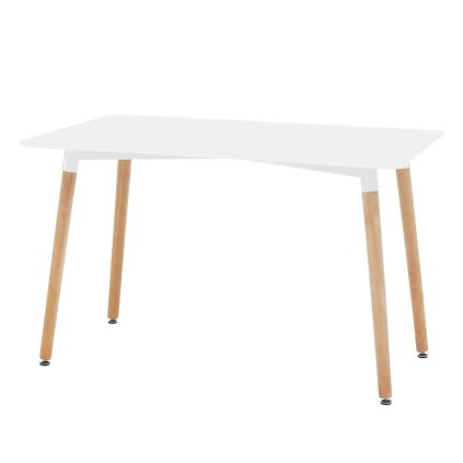 Jídelní stůl bílá buk 120x80 TJS102B120