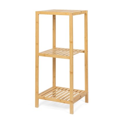 Bambusový regál  83x33x37 přírodní HRL102N-3