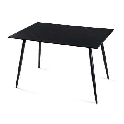 Jídelní stůl 140x80 dekor černý mramor HJS100C-140