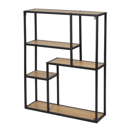 Regál kov 91x75x20 dekor dub ARCANA HRL110N-E