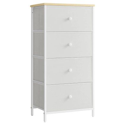 Komoda 45x30x92 cm barva bílá AKM101B