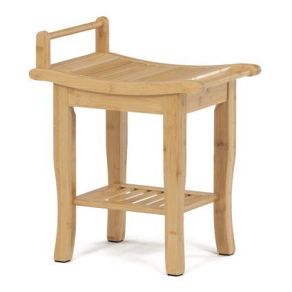 Taburet bambus přírodní ABK127N