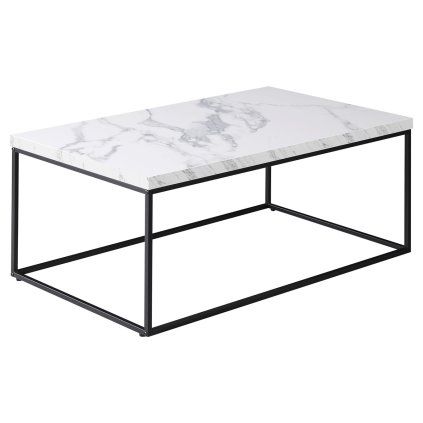Konferenční stolek 110x60x45 cm dekor mramor AKS16B