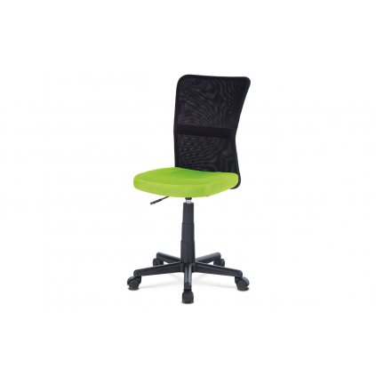 Kancelářská židle dětská látka MESH zelená a černá KA-2325 GRN-OBR1 new
