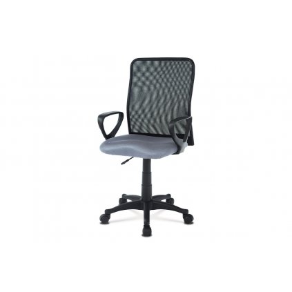 Kancelářská židle šedá a černá látka MESH KA-B047 GREY-OBR1 new