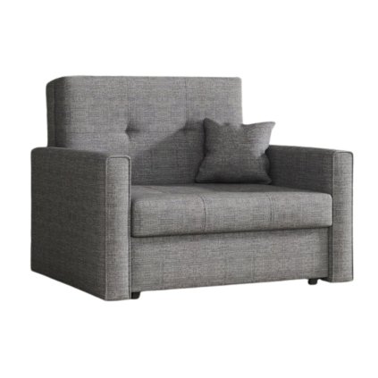 Rozkládací křeslo v tmavě šedé barvě 103 cm F1428