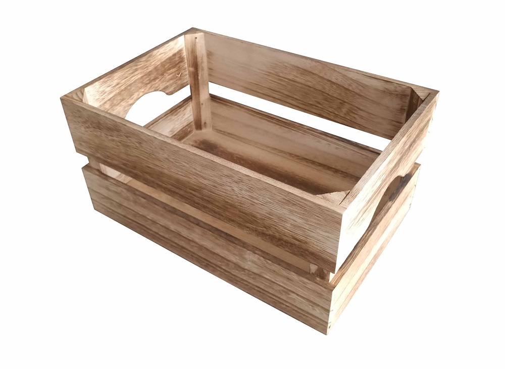 Asko Dřevěná bedýnka opalovaná 30x20 cm UT-4