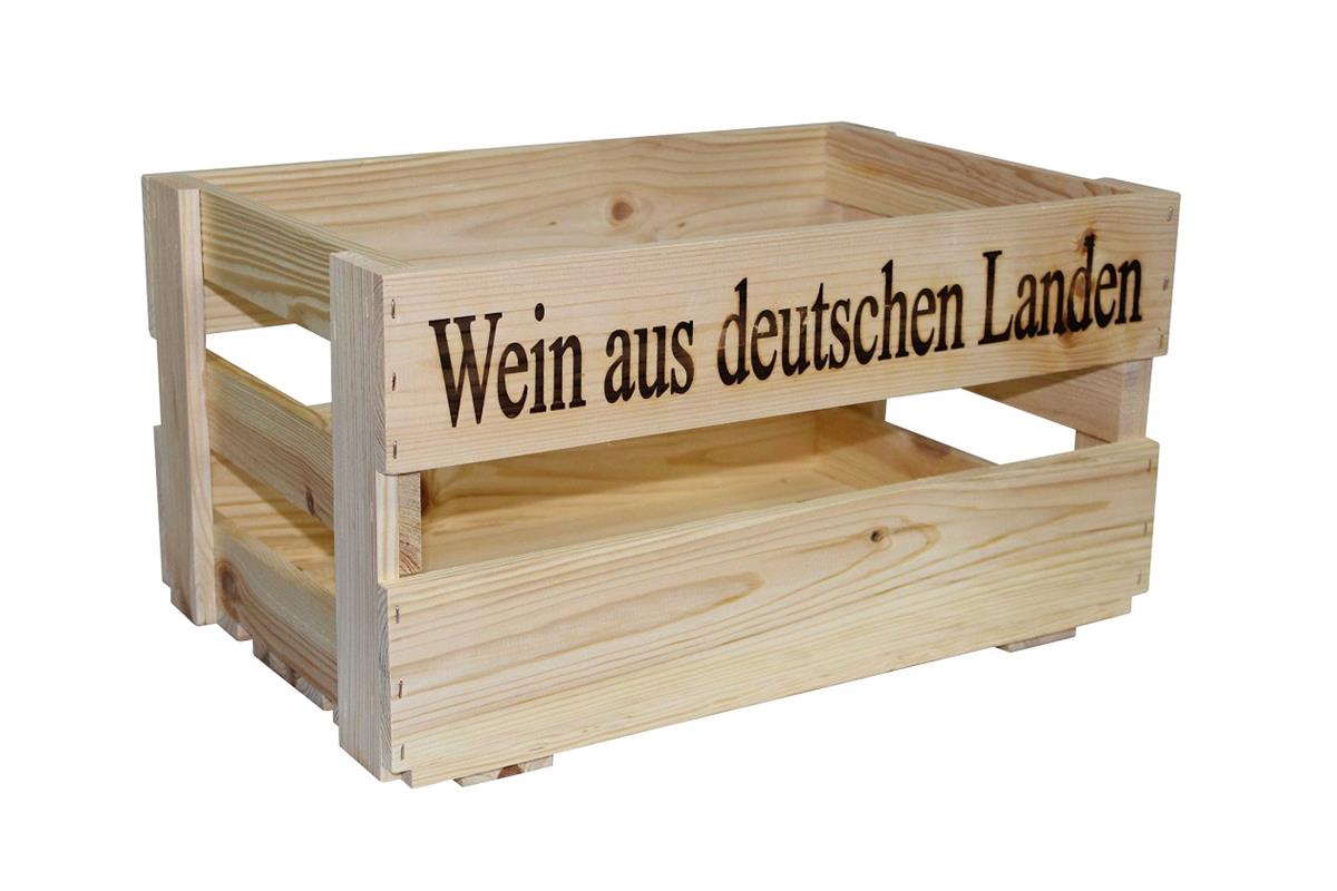 Asko BEDÝNKA borovice š/v/d: 300/250/480 mm s nápisem