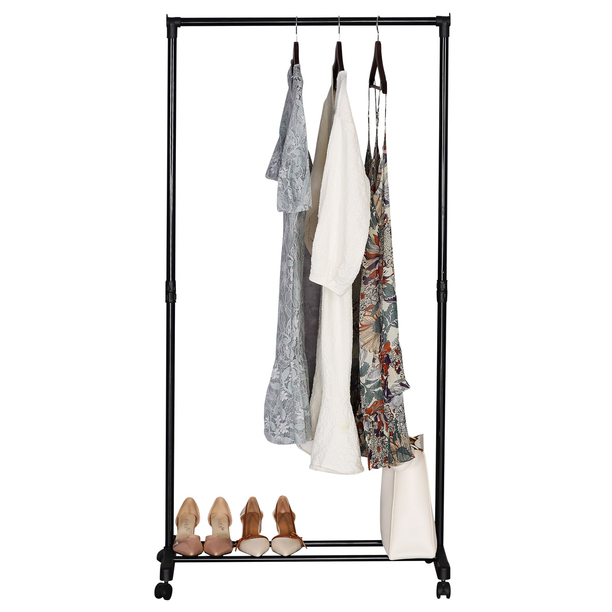 Autronic Stojan na šaty černá barva GD-157 BK