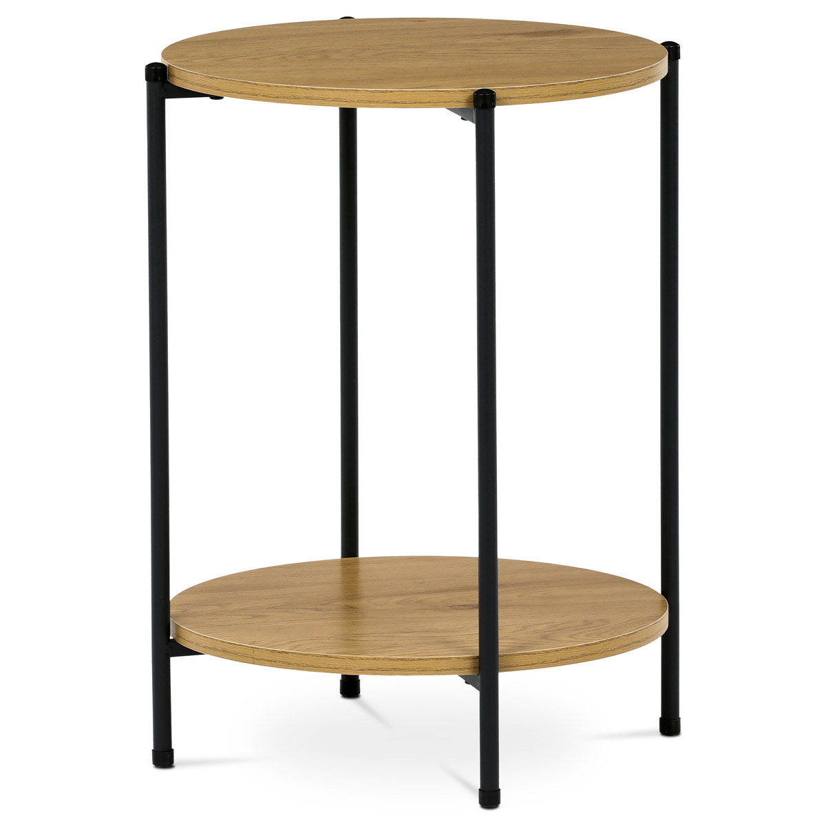 Vikio Přístavný stolek divoký dub noha kov AKS163D