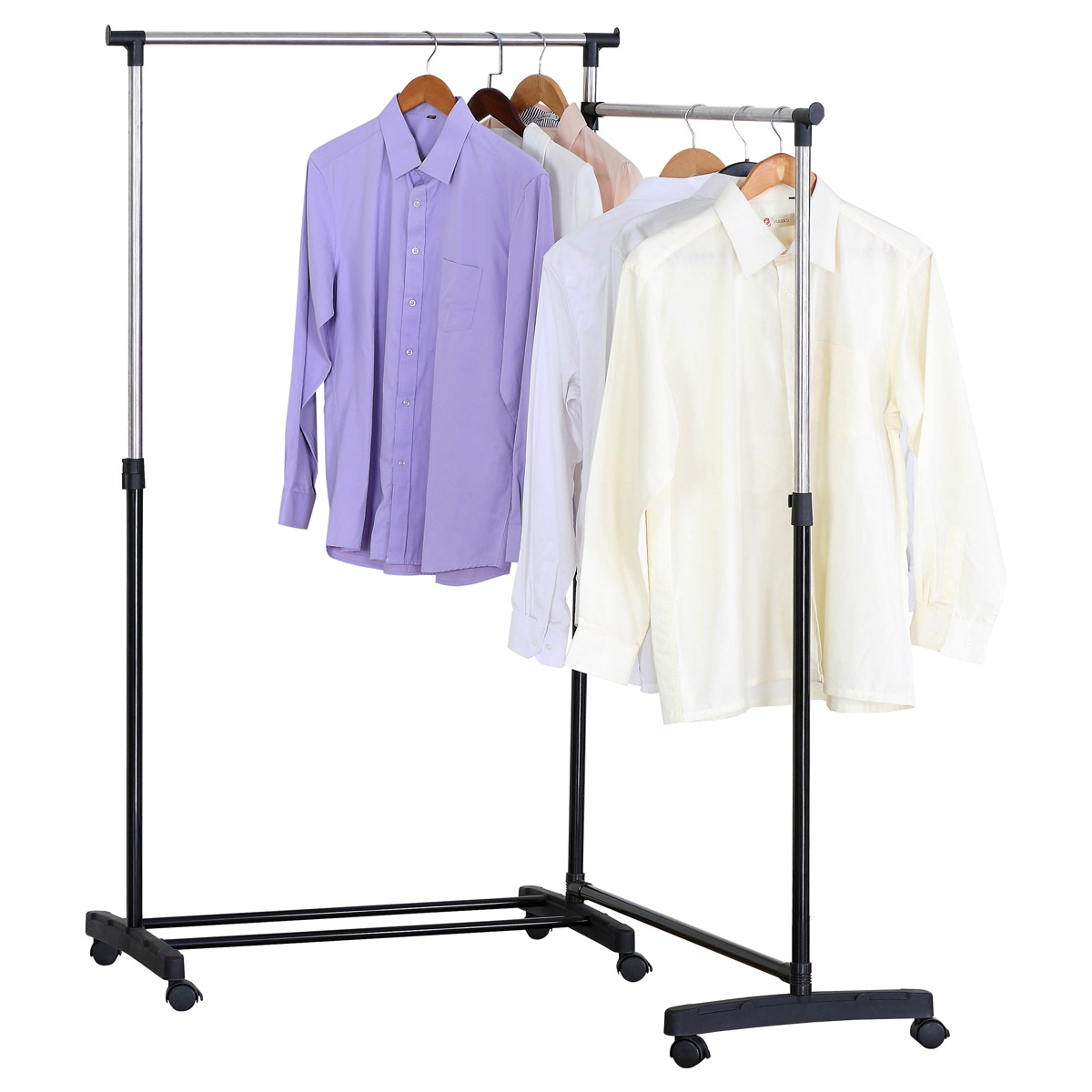 Vikio Věšák dvouramenný černý ASS108C