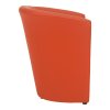 100422 5 kreslo v jednoduchem modernim designu oranzova cuba