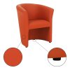 100422 13 kreslo v jednoduchem modernim designu oranzova cuba