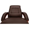 100695 4 relaxacni kreslo v luxusnim provedeni texitilni kuze hneda ryan