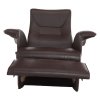102315 9 relaxacni kreslo v luxusnim provedeni textilni kuze hneda romelo c3