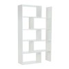 Regál, bílá, DTD laminovaná, KLOE I-2