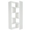 Regál, bílá, DTD laminovaná, KLOE I