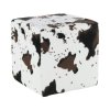 Taburet v moderním látkovém provedení animal COW
