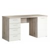 PC stůl v jednoduchém moderním provedení bílá VALERIA