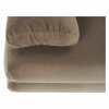 107250 16 pohodlna rozkladaci pohovka v odstinu cappuccino s polstarky tk320