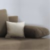 107250 23 pohodlna rozkladaci pohovka v odstinu cappuccino s polstarky tk320