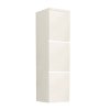 Skříňka koupelnová vysoká v kombinaci bílý lesk a bílá WH11 TK3067