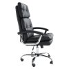 Kancelářská židle s houpacím mechanismem černá ekokůže GILBERT-2
