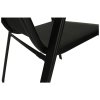 Stohovatelná zahradní židle černá TK2060