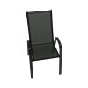 Stohovatelná zahradní židle černá TK2060