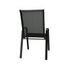 Stohovatelná zahradní židle černá TK2060