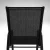 Stohovatelná zahradní židle černá TK2060