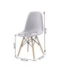Jídelní židle, světle šedá, DARELA NEW-2