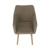 110259 8 designove jidelni kreslo calounene bezova latka buk nohy tk3148