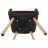 110520 6 designove jidelni kreslo calounene tmavohneda latka buk nohy tk3148