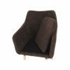 110520 9 designove jidelni kreslo calounene tmavohneda latka buk nohy tk3148