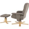 110973 9 relaxacni kreslo s drevenou podnozi hnedoseda latka tk3070