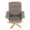110973 11 relaxacni kreslo s drevenou podnozi hnedoseda latka tk3070