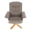 110973 14 relaxacni kreslo s drevenou podnozi hnedoseda latka tk3070