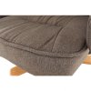110973 23 relaxacni kreslo s drevenou podnozi hnedoseda latka tk3070
