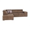 111723 52 celocalounena rohova rozkladaci sedaci souprava s uloznym prostorem hneda leva tk3099