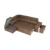 111723 60 celocalounena rohova rozkladaci sedaci souprava s uloznym prostorem hneda leva tk3099