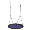 Dětská houpačka hnízdo SWIBEE modrá s lanem-2