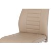 Jídelní židle koženka cappuccino chrom HC-955 CAP-1
