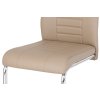 Jídelní židle koženka cappuccino chrom HC-955 CAP-4