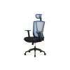Kancelářské křeslo, látka MESH v modré barvě, KA-H110 BLUE