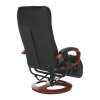 Masážní křeslo, elektrické, černé, ARTUS 2-2