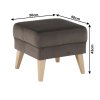 138186 1 taburet taupe sedohneda buk rodeza