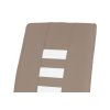 Jídelní židle ekokůže cappucino / bílá, chrom DCL-961 CAP-2
